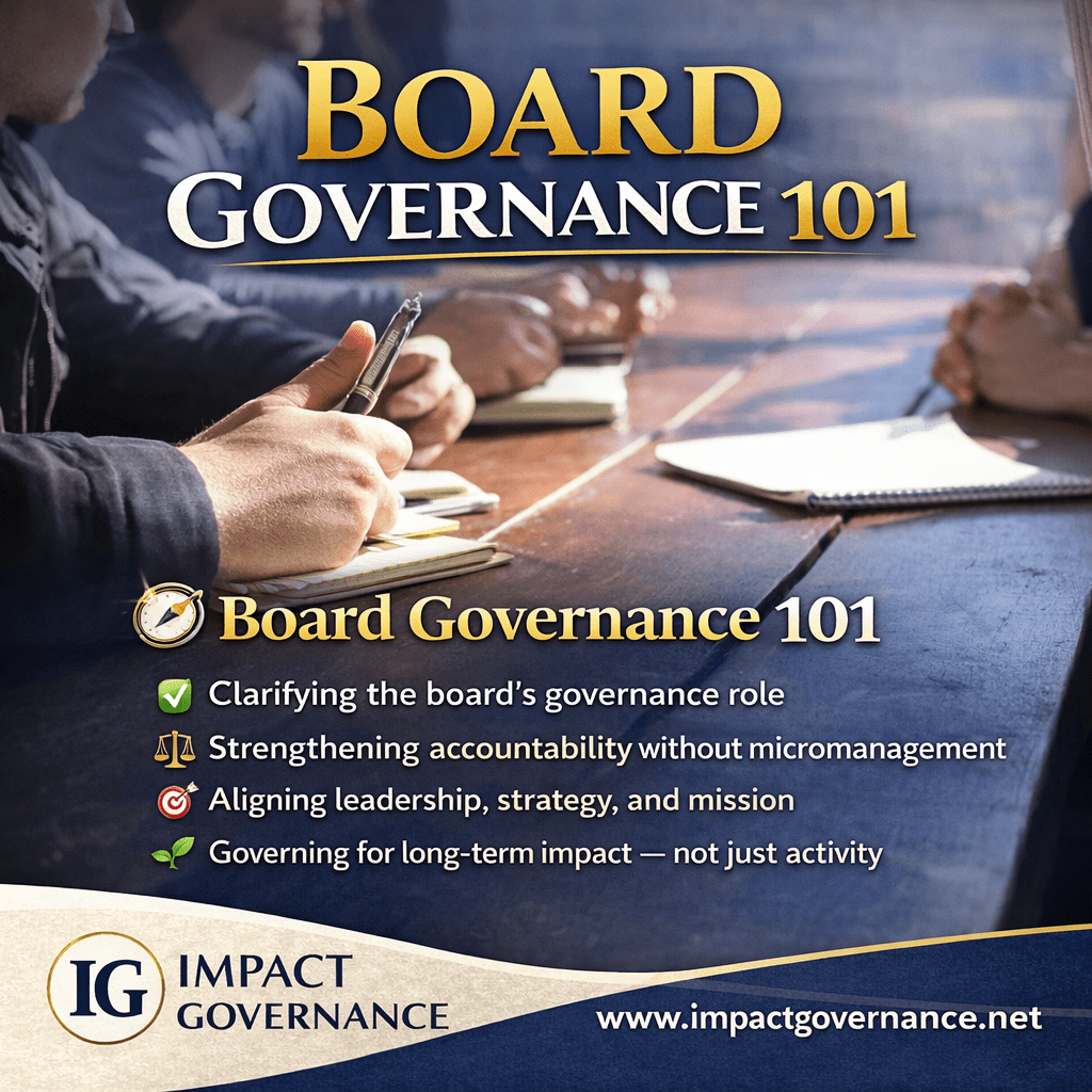 Board Governance 101