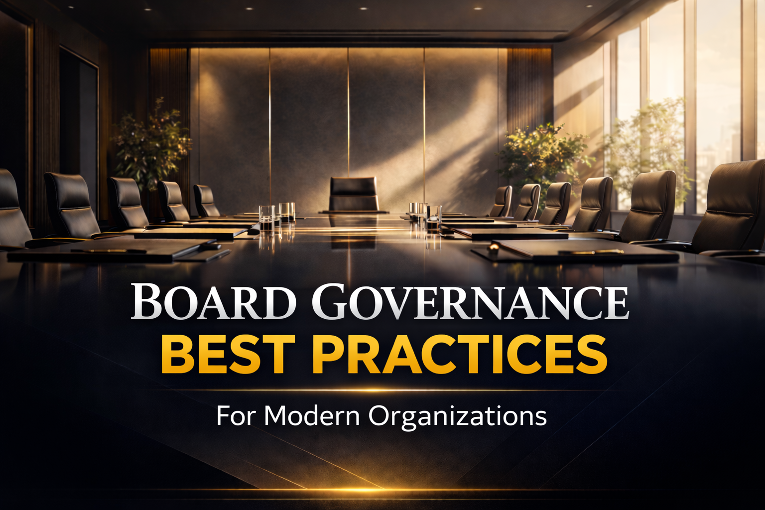 Board Governance Best Practices for Modern Organizations: Why Governance Clarity Defines Long Term Impact