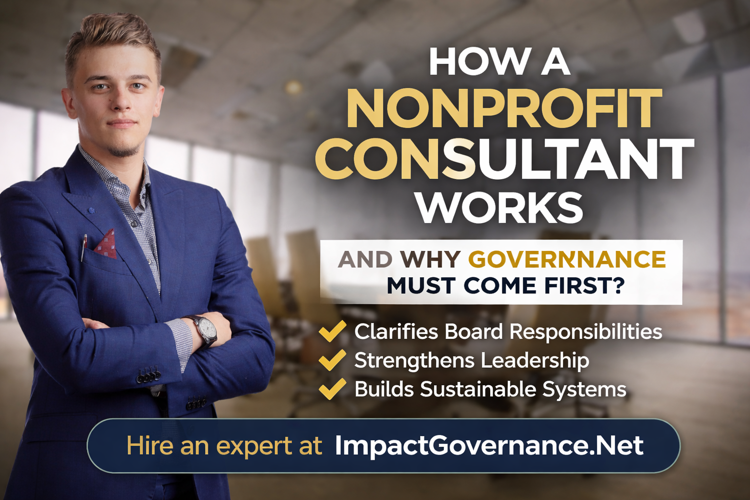 How a Nonprofit Consultant Works and Why Governance Must Come First