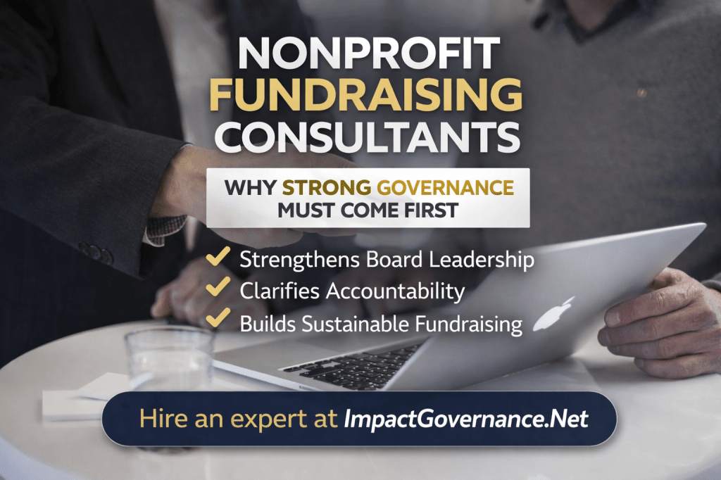 Nonprofit Fundraising Consultants: Why Strong Governance Must Come First